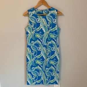 J McLaughlin Berlinda paisley knee length sleeveless